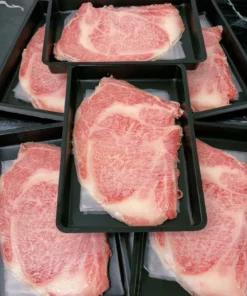 Alternative view of Wagyu Matsusaka Ribeye A5