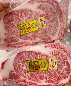 Alternative view of Wagyu Ohmi Ribeye A5