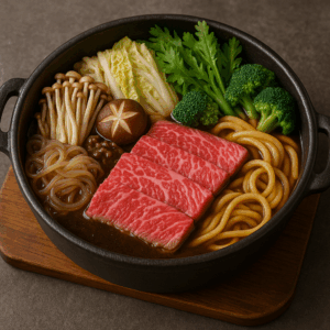 เนื้อวากิว ชาบูวากิวในหม้อญี่ปุ่น