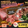 Gundagai Lamb Rack MB5 Cap off GLQ SCORD 5+