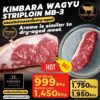 kimbara wagyu striploin mb3