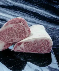 Alternative view of Wagyu Kurohana Ribeye A5